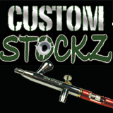 Airbrushed and painted guns, stocks etc. Precision fit stocks. Customised Stocks