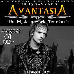 ¿Sabías que Tobias Sammet de Avantasia estará en Bogotá el próximo 1 de Julio? Pronto la metal ópera por primera vez en Colombia.El sueño hecho realidad.
