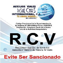 Ofrecemos pólizas de Responsabilidad Civil para vehiculos ( R.C.V)  para asegurar tu vehículo contra cualquier siniestro ante terceros.