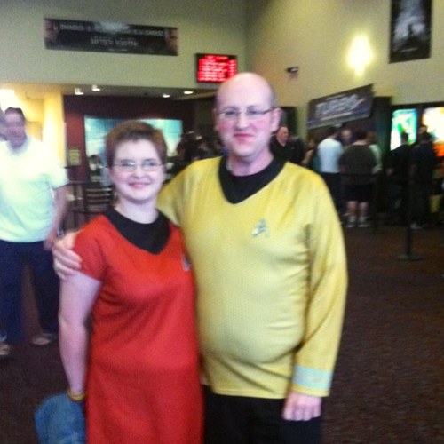 Don't let the uniform fool you--that's my weekend job... as many of you know, I am a BIG Star Trek fan, so this is just me showing off my other life.