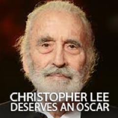 La Cosa cine requests an Oscar for actor Christopher Lee. Iconic performer of more than 200 film roles.