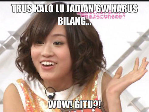 This account just for 48Family | sharepict,fact,and manymore ^^ || #Jokess ....(search admin)
Akun ini utk menghibur kluarga 48
