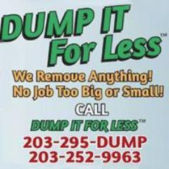 DumpItForLess's profile picture. Fairfield County Junk Removal - We do any type of clean out for your basement, attic, garage, yard, office, or business. Call us today at (203) 295-DUMP.