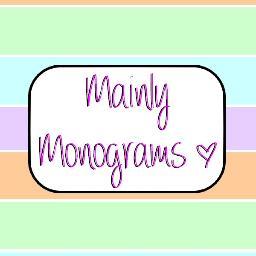 I make monograms for iPhone backgrounds, Binder Covers, Window/Laptop Decals, etc! Please email me you request at etsyafordableaccessories@gmail.com!