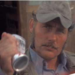 Somewhere on the spectrum between Quint and Jack Tripper.