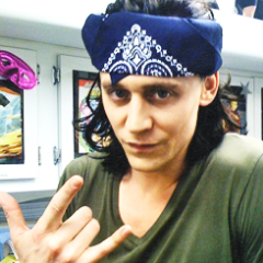 hiddlesbleh's profile picture. I am the bad guy, I am the God of Mischief