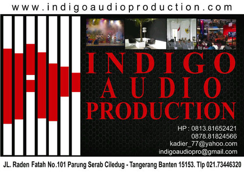 indigoaudiopro's profile picture. Indigo Audio Production, penyedia sound system di Jakarta dan sekitarnya. Bukan yg pertama tp yg terpercaya. Telp Hp. 0813-81652421, 0878-81824566 By KADIR.