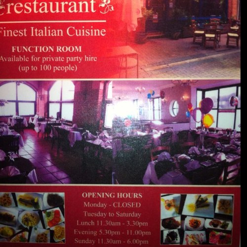 New Italian Restaurant open in Chadwell Heath, Essex....its a nice choice!