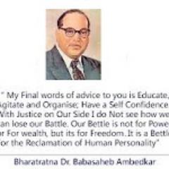 A great follower of Baba Saheb Dr.Bhim Rao Ambedkar.