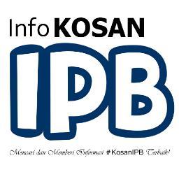 Mencari dan memberi informasi #kosanIPB terbaik. GRATIS! Bantu teman cukup mensyen ke @kosanIPB: Nama kosan + Bulanan/Tahunan + Alamat + CP