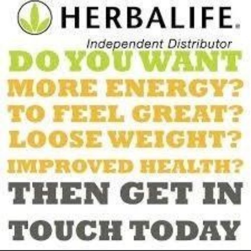 Herbalife distributor, get in touch for help with weight loss and sports nutrition! Do you want to be a distributor? Extra cash? Tweet for a follow :)