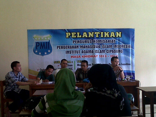 OFFICIAL ACCOUNT OF PENGURUS KOMISARIAT PERGERAKAN MAHASISWA ISLAM INDONESIA INSTITUT AGAMA ISLAM CIPASUNG(PK-PMII IAIC) 
@PK_PMIIIAIC |Cp : 085695243265 (bob)