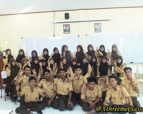 Offiicial twitter acount from X.3 SHS 4 South Tambun | Mrs. Lina Kuslina S.pd | Nothing! We're XTHREEME