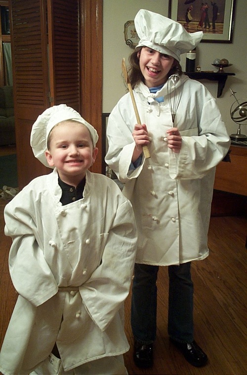 A passion for the kitchen, bbq and my smoker. 
The kids a grown now, but it makes me happy to see them in the kitchen on their own.
