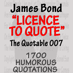 THE WORLD'S FAVOURITE SECRET AGENT - UNCOVERED 1700 humorous quotations about James Bond. More info on this 007 Quotes Book at https://t.co/ECKDKR7Axg…