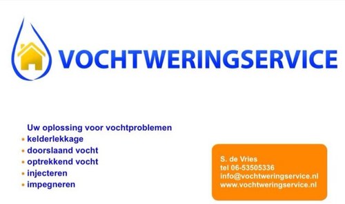 vochtservice's profile picture. voor al uw vocht en beton problemen