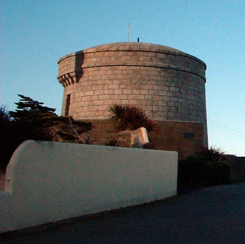 James Joyce Tower and Museum, Sandycove Co. Dublin, Ireland.  Scene of opening of James Joyce's novel Ulysses.