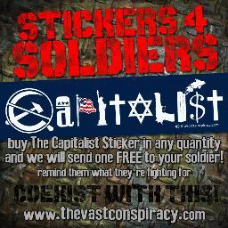 vastconspiracy's profile picture. #Stickers & Shirts for the #RightWing #Extremist in You. Home of The #CapitalistSticker.