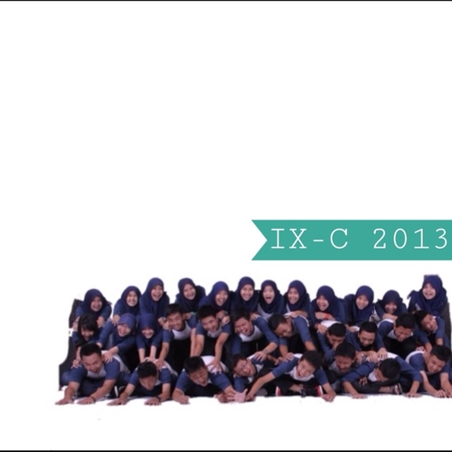 Kami mencintai IX-C'13 dengan segala kekacauannya didalam sana. @smpn1tsm ❤