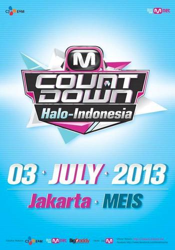 M!Countdown Halo-Indonesia july 3rd, 2013. at meis (ancol) jakarta