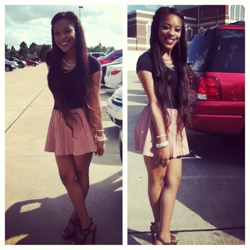 -high heels &&nd high standards!  

-im not her, she is me! 

&&nd Monique is all i can be!

✌✌✌✌