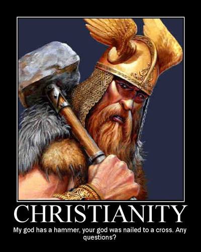 Official Asatru Humor Twitter. We honor our gods and ancestors. We also make fun of Kristjans. Don't bitch.