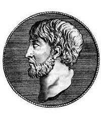 mi nombre es Anaximenes , naci en Mileto en el 585 a. C., aproximadamente, y mori en el 524 a. C.