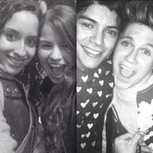 Hey there! Two 19 year old girls who love boybands and music follow our personals @Harmoniallz and @PuppyluvKat