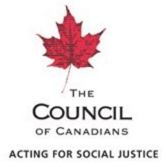 The  Council of Canadians, Red Deer and Area chapter on twitter acting for social justice in your area