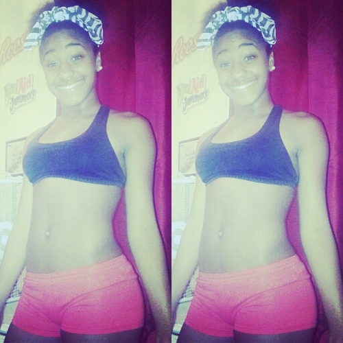 Tiyanna 's the name .. ❤ Ugh bitch dont ware it out tehehe .. (Kicking pretty sht) .. But just follow me & mention me for a follow back ..
