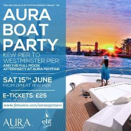 LDNpromoter's profile picture. VISIT THE LINK BELOW FOR TICKETS TO THE AURA MAYFAIR BOAT PARTY & FULL MOON AFTER PARTY ON JUNE 15TH !!!