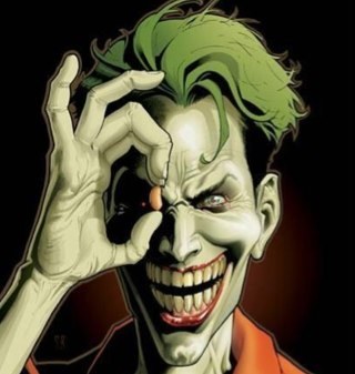 Can yoooouuu guess the punchline? 'Cause it's kinda getting a li'l boring 'round'ere, hehe..I'm the Joker, kids, and I'm the reason you're all scared 'a clowns~