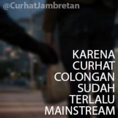 Mention sepi, sekalinya rame RT-an doang. Hati sepi, sekalinya rame PHP-an doang! GO FOLLOW @CurhatJambretan