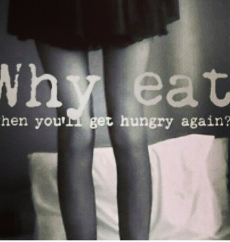 days clean - o 
starve for perfection