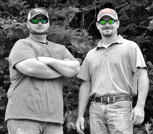 Two guys that are passionate about hunting & the outdoors. Come #getkneedeep with us! @fowlhabitguide @DustinLKing80 #deerhunting #turkeyhunting #duckhunting