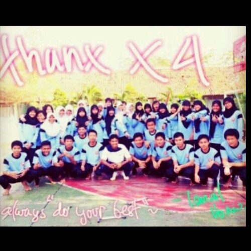 Official X4 SMAN 1 Cipus. We have a dream and one day will be achieved ☺. Since July 24 2012