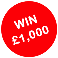 A £1,000 Gift Voucher to 100 #Followers when we hit 1 Million - #unexpected