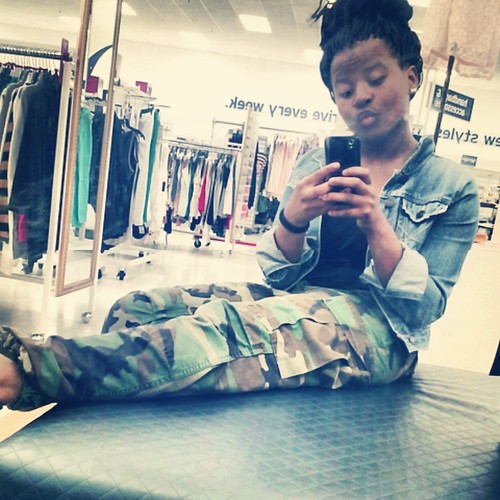 young girl just try to live this life