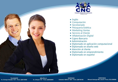 Instituto de Capacitación y perfeccionamiento laboral, con más de 14 años de experiencia, presentes en #Melipilla #Talagante  #Santiago