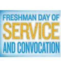 The official twitter feed for #GWU's Freshman Day of Service and Convocation 2013! #RaiseHigh