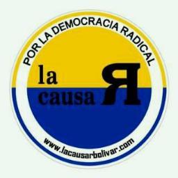 Primera Fuerza Politica del Estado #Bolivar - #Venezuela. Ideologia Democrata Radical. Cuenta oficial del Equipo Juvenil del Estado Bolivar. HT #RBol #LaCausaR