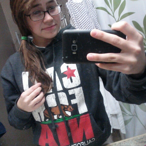 #scorpio. doing my thing. trust no bitch. Adrianna; 042013 :**
