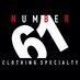 Number 61 Clothing (@61clothing) Twitter profile photo
