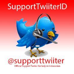 Akun resmi untuk bantuan twitter Indonesia