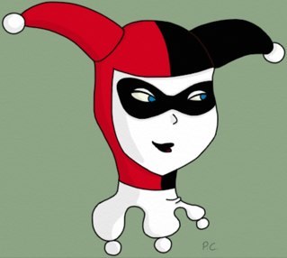 Mah name's Harley! Harley QUINN! Like da harlequin jestah..! (Alternative account @HarlequinOfHell; ''@J_And_H_Forever'' was her username before she changed it)