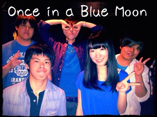 Onceinabluemoo's profile picture. 新人バンドのOnce in a blue moonです LIVE活動なども積極的にやっていきます！よろしくお願いします(・∀・)メンバー＊Vo.Kyosuke＊Gt1.Naoki＊Gt2.Shinnosuke＊Ba.Chappy＊Dr.Juria＊ブッキングはこちらまで↓ @Lu_na_xxx