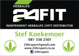 24hrsport's profile picture. #Herbalife 24 Independant Distributor assist People with #Health #Sport & #Fitness. Engela 0761178753 /Stef 0813382501 Text FIND (+24hrsport) to  45633 @R1-50