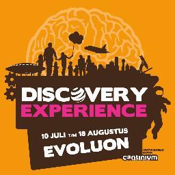 DiscoveryEvo's profile picture. Wetenschappelijk ontdekplezier voor de hele familie! Van 10 juli t/m 18 augustus 2013 in @Evoluon #Eindhoven. Openingstijden 10-17, gehele week geopend.