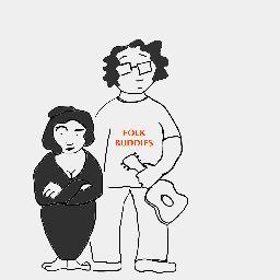 FolkBuddies's profile picture. Two idiots discuss folk music and bicker. But in an entertaining way. Not a 'ruining the concert' way.