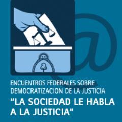 Cuenta oficial de los Encuentros Federales sobre la Democratización de la Justicia “La sociedad le habla a la Justicia”.
